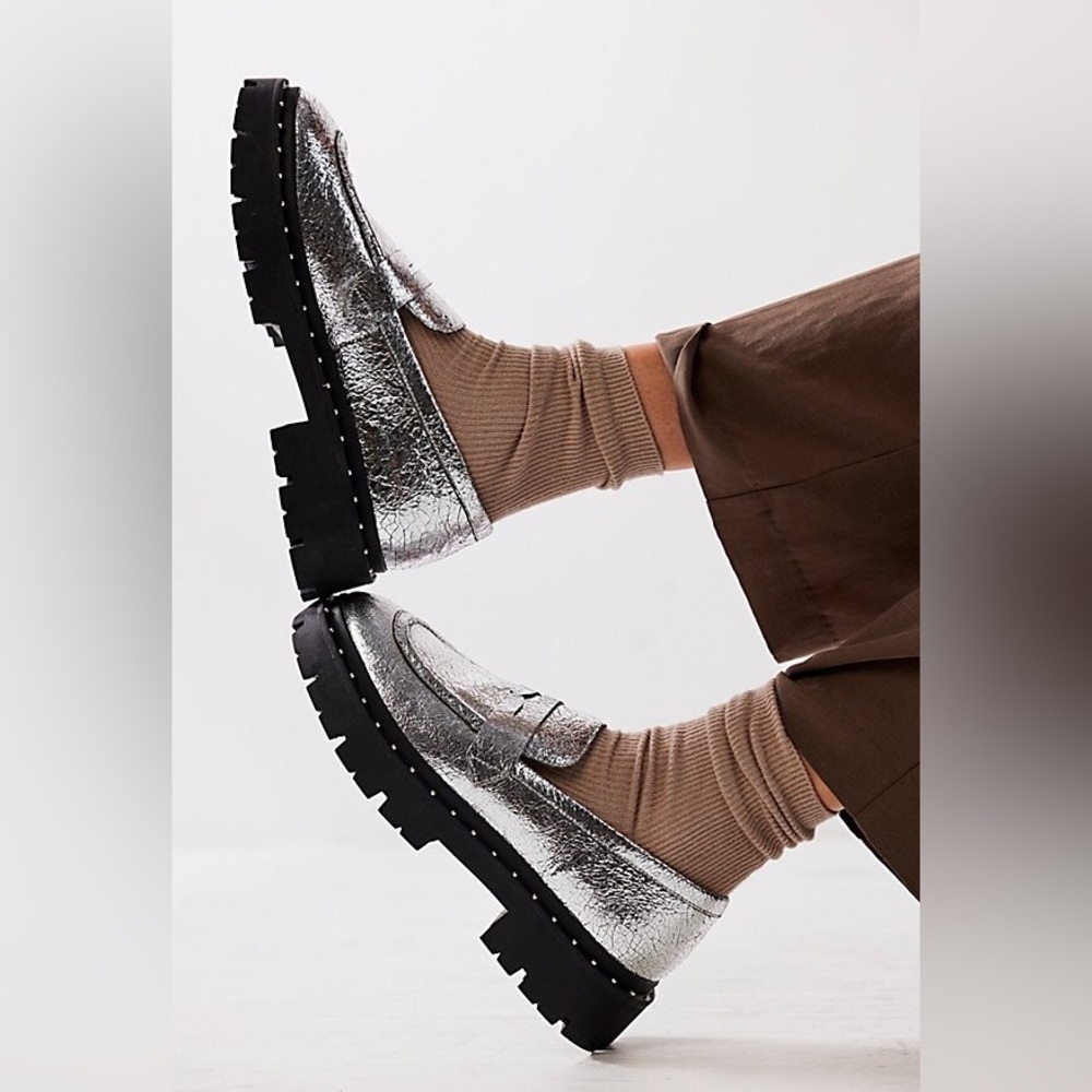Schutz Christie Stud Loafers